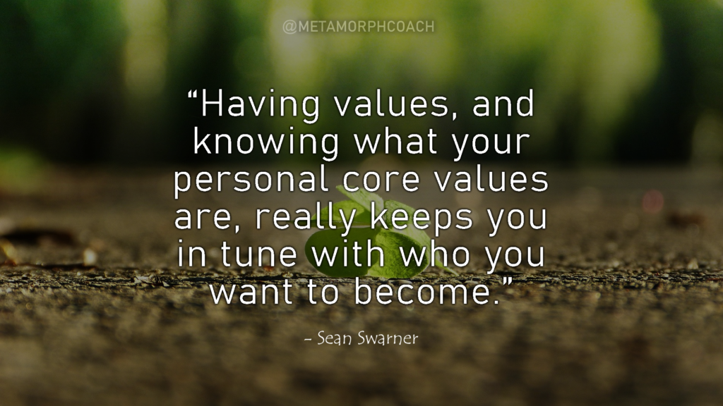 core values quote sean swarner conversations with doc martin mendelson